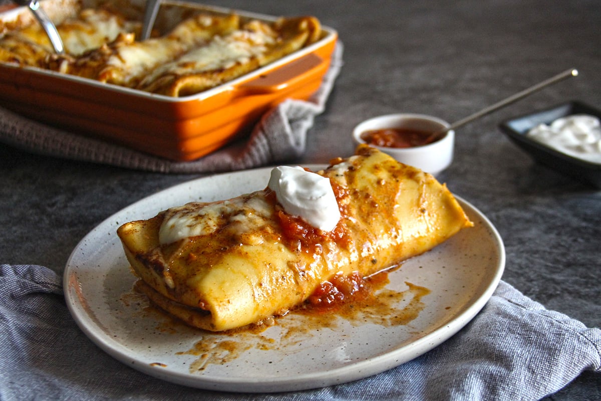 Carnitas Burrito Manicotti