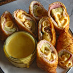 Cubano Mac and Cheese Egg Roll