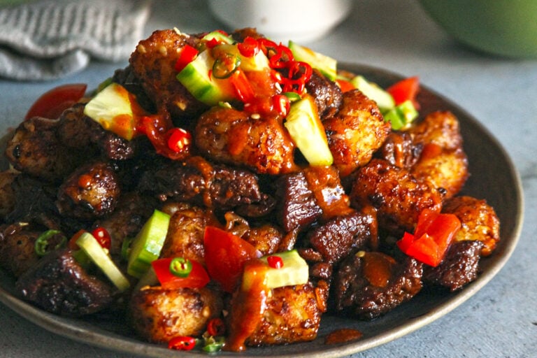 Shaking Beef Tater Tots