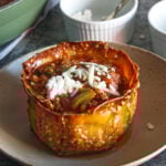 Lasagna Soup in a Lasagna Bowl