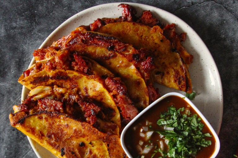 Corned Beef Birria Tacos