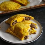 Sausage Egg and Cheese Jamaican Patty